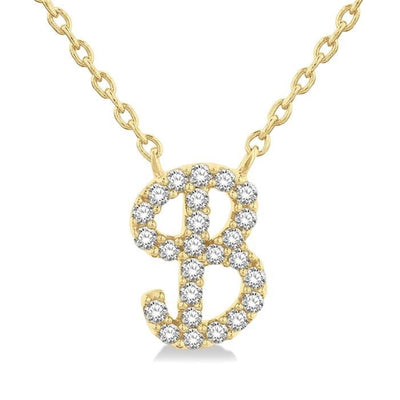 Script Initial Necklace