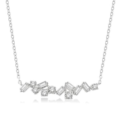 Diamond Bar Necklace