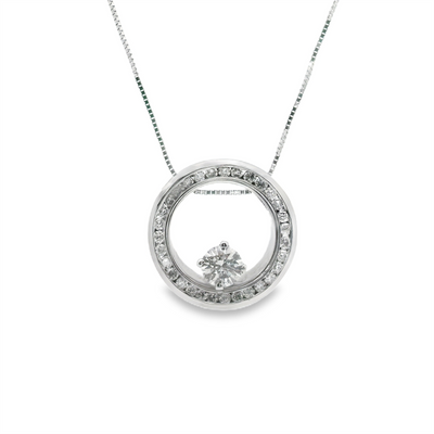 Diamond Circle Pendant