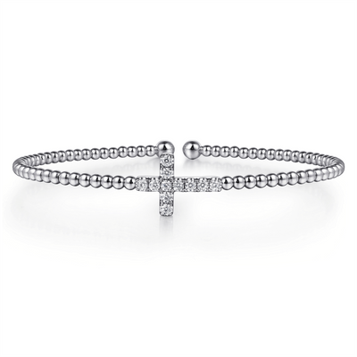 Bujukan Diamond Cross Bangle Bracelet