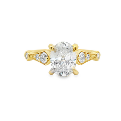 Oval Diamond Engagement Ring