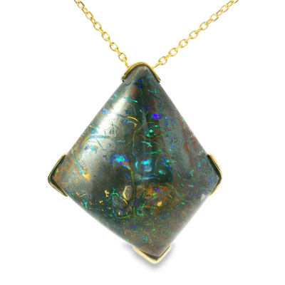 Australian Boulder Opal Necklace