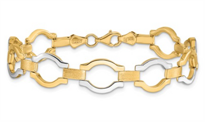 Open Circle Link Bracelet