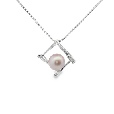 Pearl & Diamond Pendant