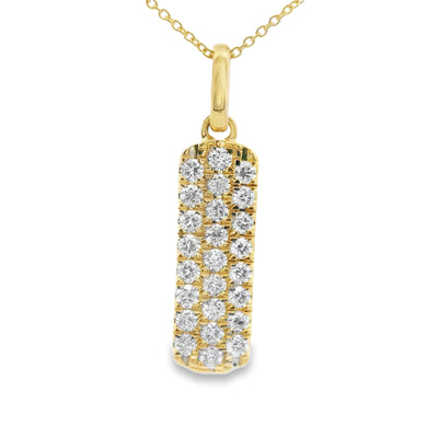 Honeycomb Diamond Pendant