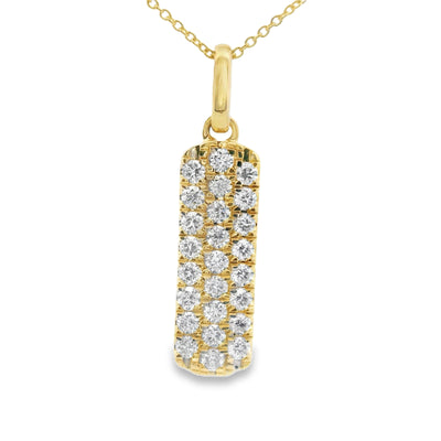 Honeycomb Diamond Pendant