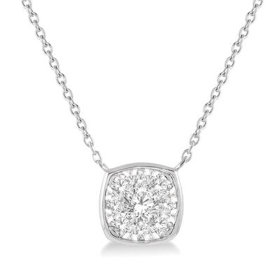 Lovebright Bezel Diamond Necklace