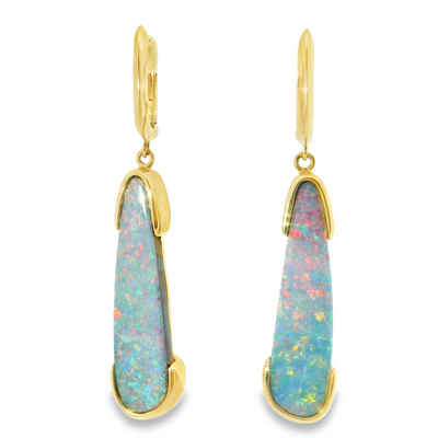 Australian Opal Doublet Earrings