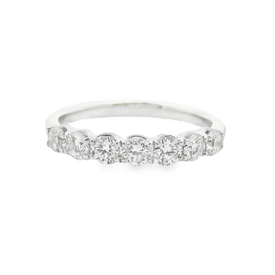 Diamond Straight Band Wedding Ring