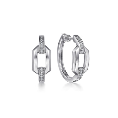 Sterling Silver Huggie Hoop Earrings