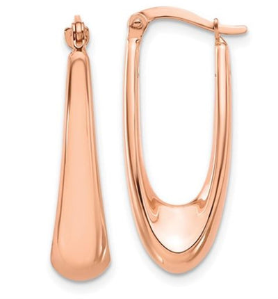 Teardrop Hoop Earrings