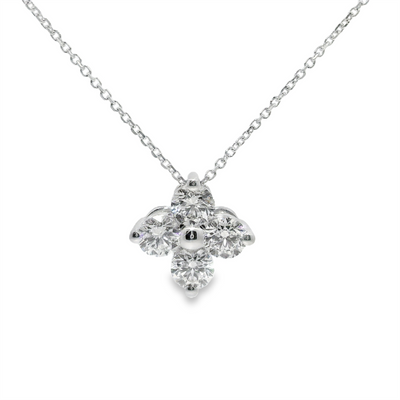 Four-Stone Diamond Pendant