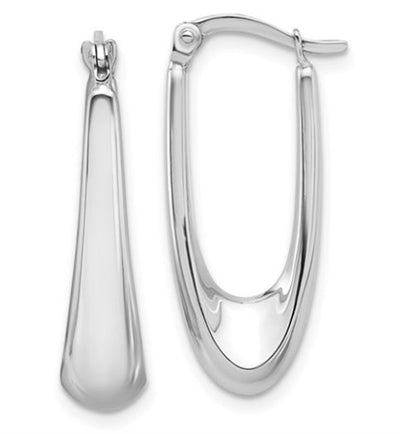 Teardrop Hoop Earrings