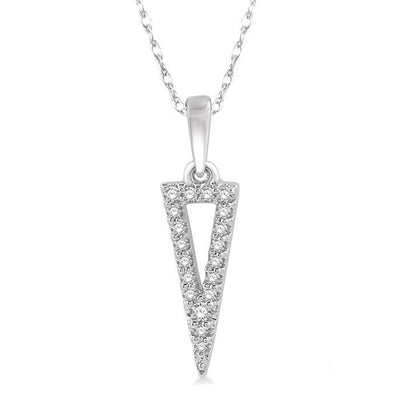 Triangle Diamond Pendant
