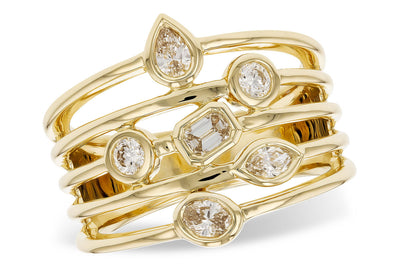 Mixed Shape Diamond Fashion Ring