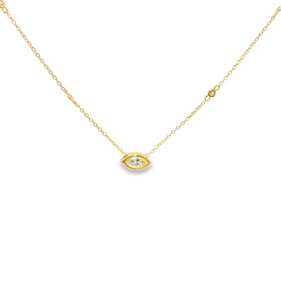 Diamond Station Necklace