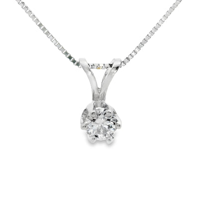 Classic Solitaire Pendant
