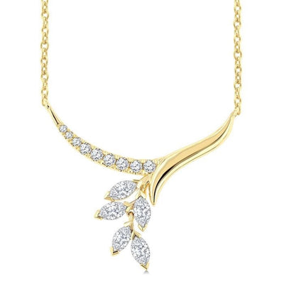 Diamond Bar Necklace