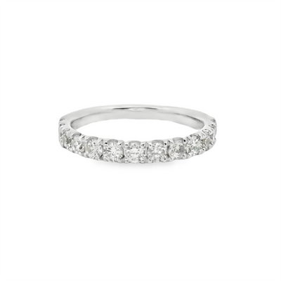 Diamond Straight Band Wedding Ring