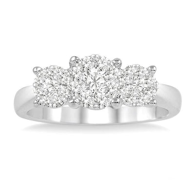 Lovebright Three Stone Ring