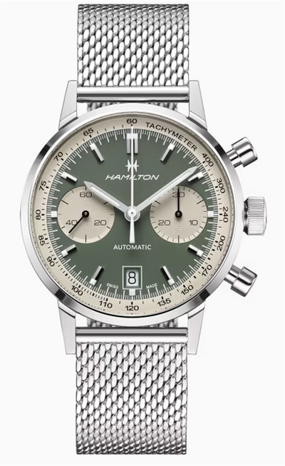Hamilton American Classic "Intra-Matic Auto Chrono" Watch, 40 mm