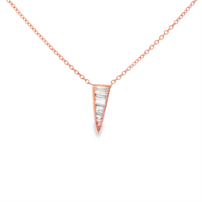 Diamond Trikon Necklace