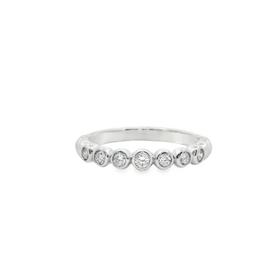 Diamond Bezel Anniversary Ring