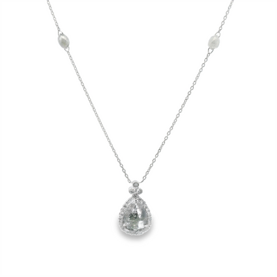 Salt & Pepper Diamond Necklace