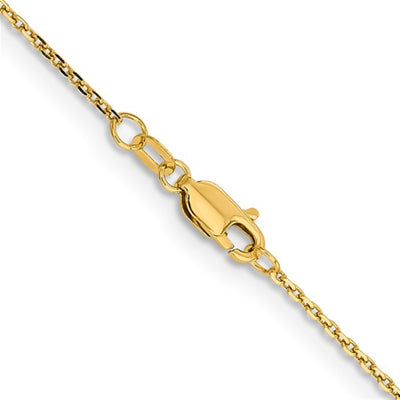 20" Diamond-cut Cable Chain