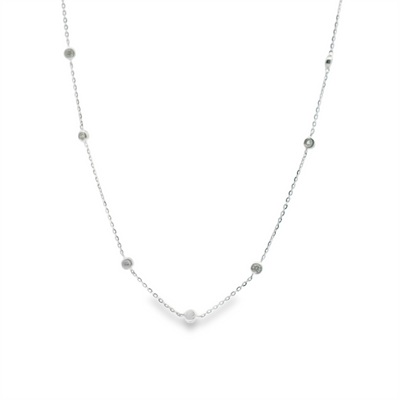 Diamond Station Necklace