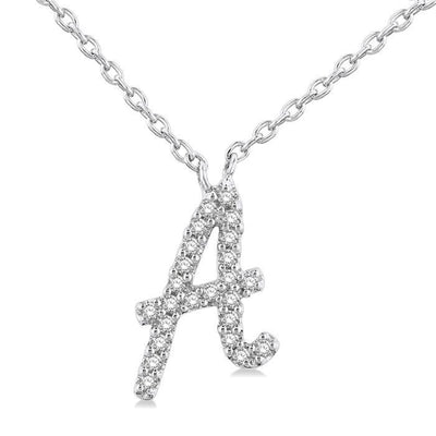 Script Initial Necklace