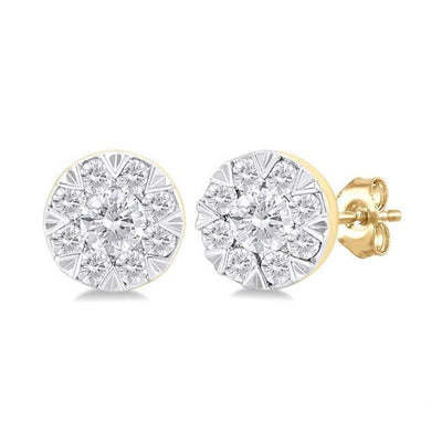 Lovebright Diamond Stud Earrings