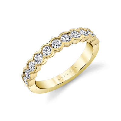 Diamond Bezel Stackable Ring
