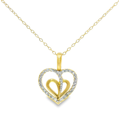 Diamond Heart Pendant