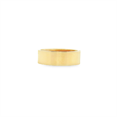 Flat Straight Band Wedding Ring