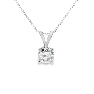 Classic Solitaire Pendant