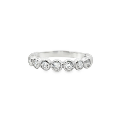 Diamond Bezel Anniversary Ring