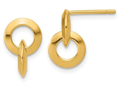Circular Drop Earrings