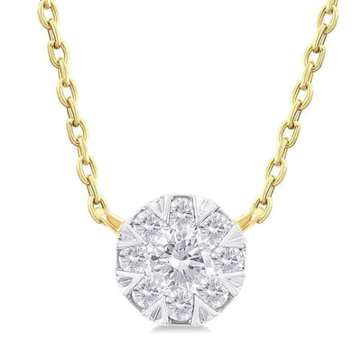 Lovebright Diamond Soltaire Necklace
