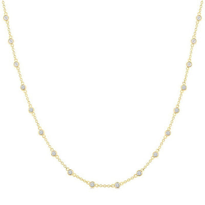 Diamond Station Necklace