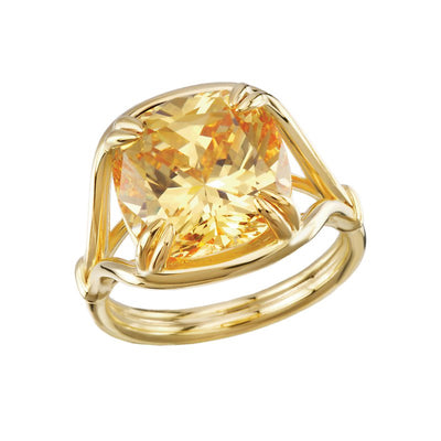 Citrine Fashion Ring