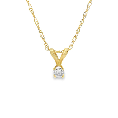 Classic Solitaire Pendant