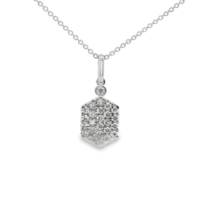 Honeycomb Diamond Pendant