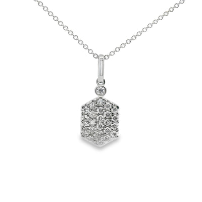 Honeycomb Diamond Pendant