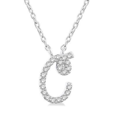 Script Initial Necklace