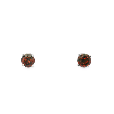 Garnet Stud Earrings
