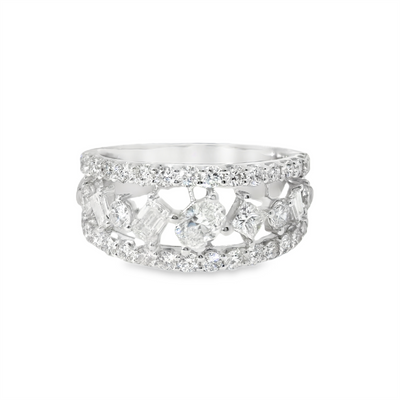 Mixed Shape Diamond Fashion Ring