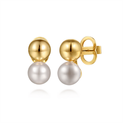 Bujukan Pearl Stud Earrings