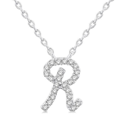 Script Initial Necklace