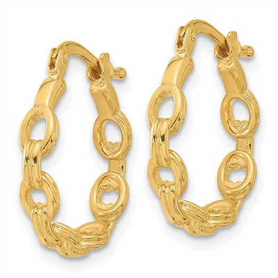Link Hoop Earrings